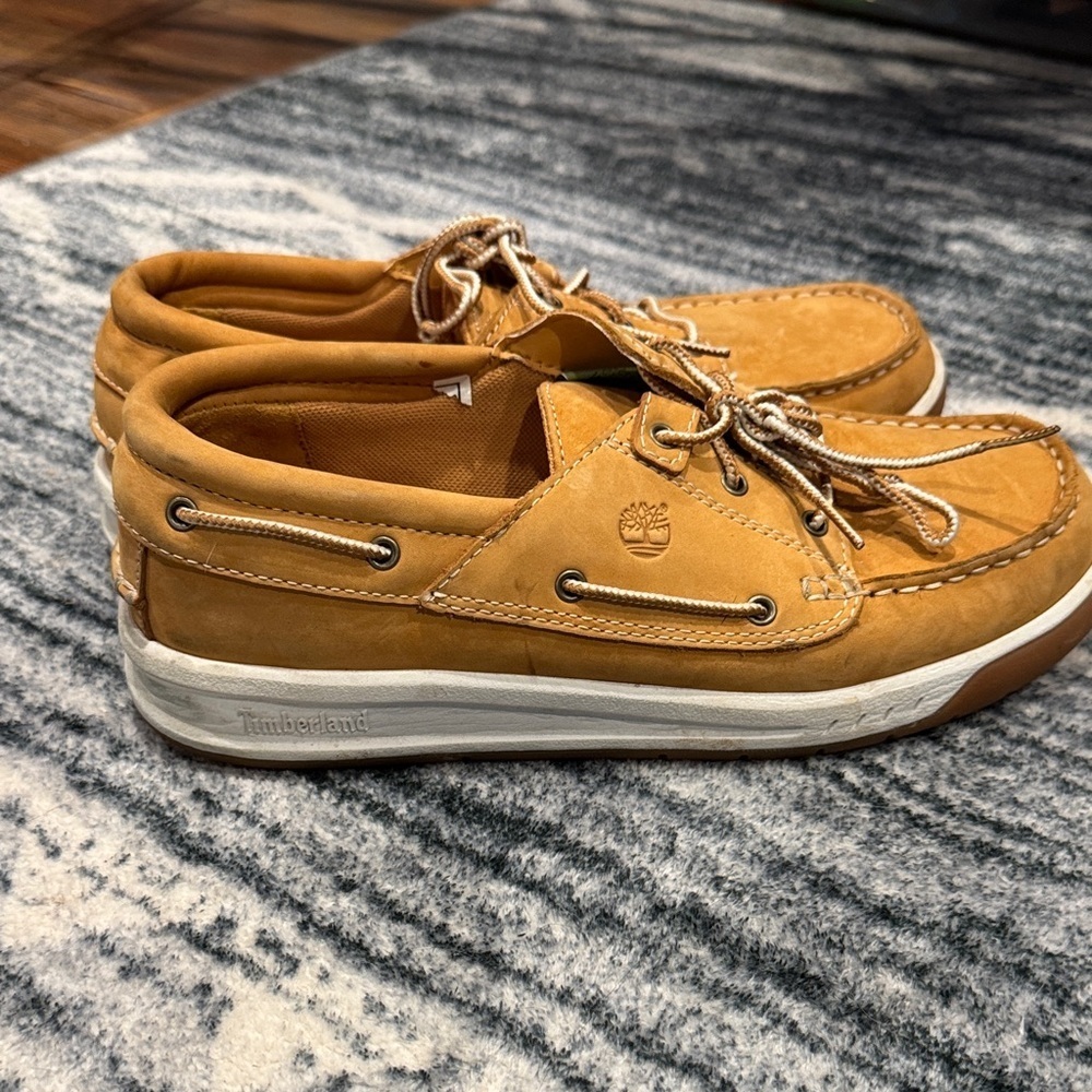 Timberland Men's Light Brown Boat Shoes